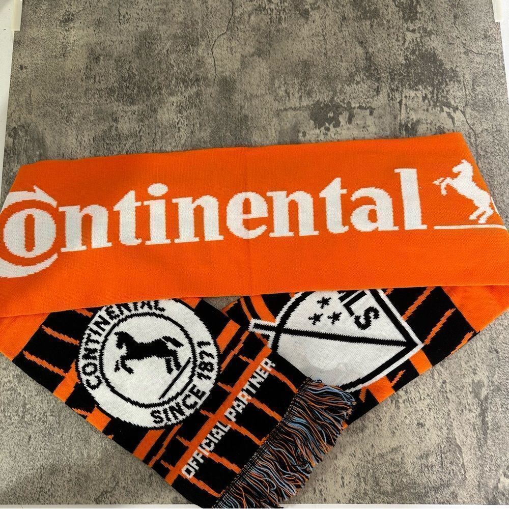 Houston Dynamo Scarf MLS Orange Soccer Football Reversible‎